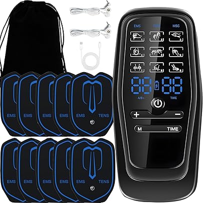 ★期間限定価格★ 業務用 EMS ⭐️新品未使用⭐️ Amazon | YOSINA EMS 全身筋肉刺激 9モード 30階段強度 A/Bデュアル